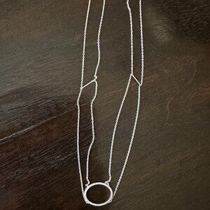 AS29 Oval Diamond Double Chain Choker